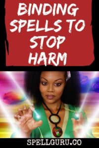 binding spells to stop harm