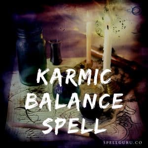 Karmic balance spell