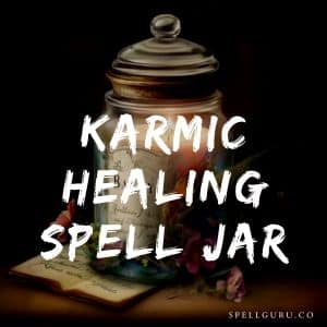 Karmic healing spell jar