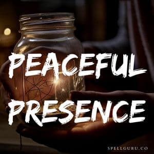 Peaceful Presence Anxiety Spell jar
