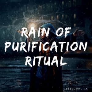 Rain Water Purification Ritual