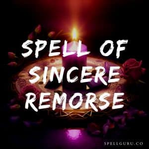 Spell Of Sincere Remorse