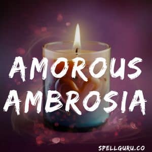 Amorous Ambrosia Scented Candle Spell